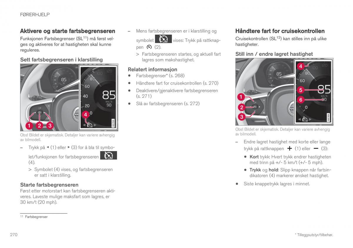 Volvo XC60 II 2 bruksanvisningen / page 272