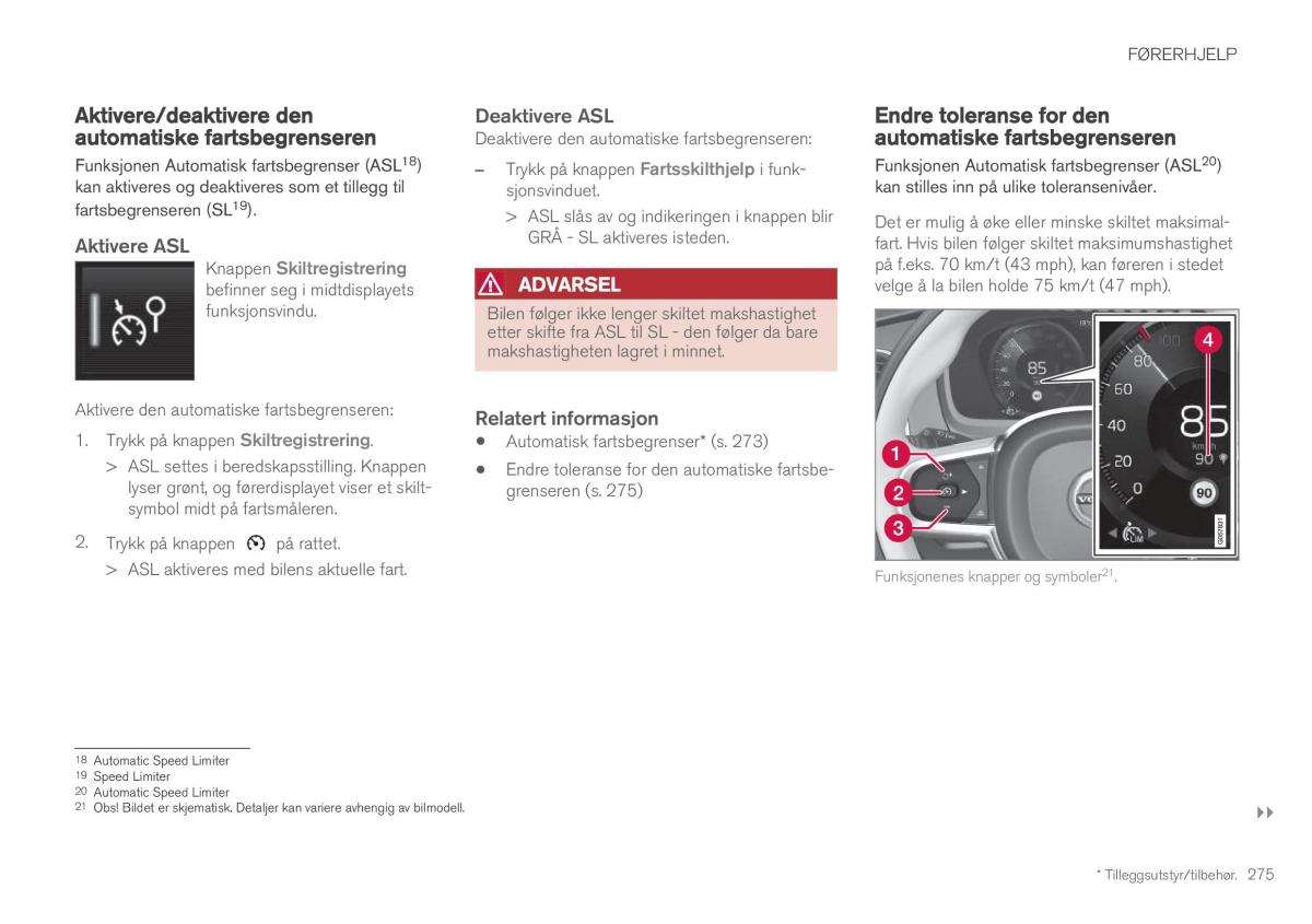 Volvo XC60 II 2 bruksanvisningen / page 277