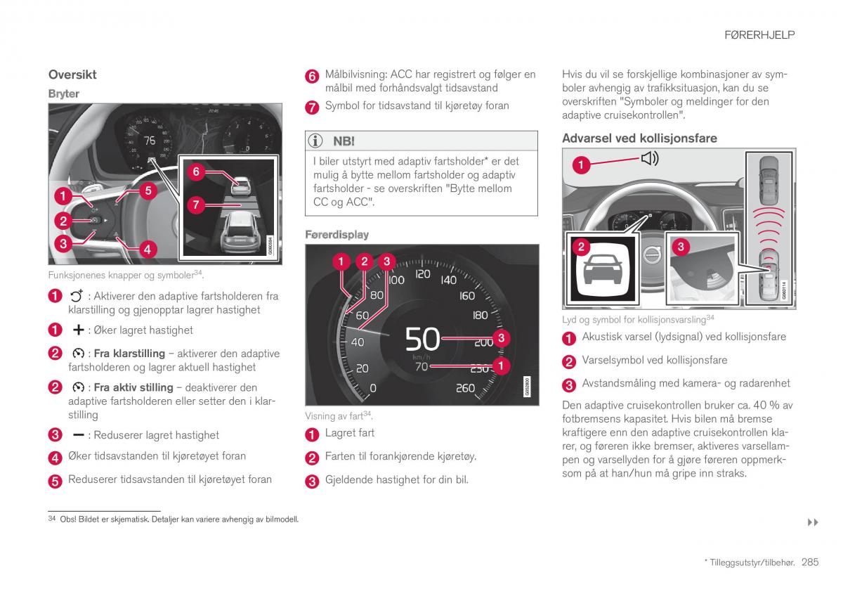 Volvo XC60 II 2 bruksanvisningen / page 287