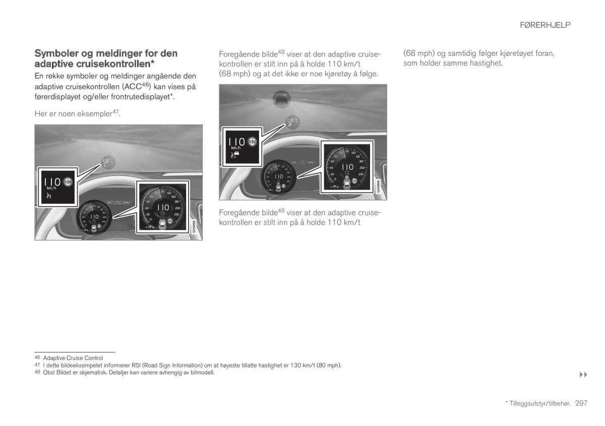 Volvo XC60 II 2 bruksanvisningen / page 299