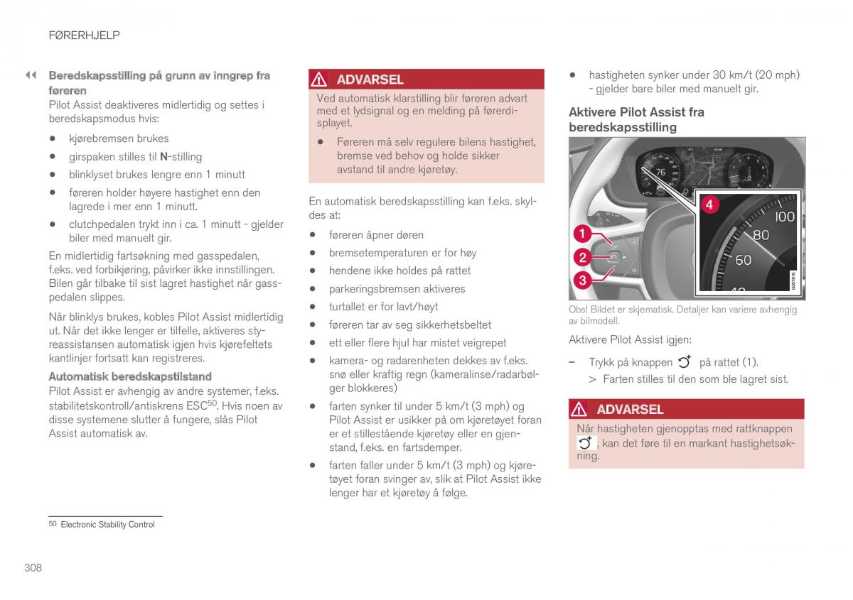 Volvo XC60 II 2 bruksanvisningen / page 310