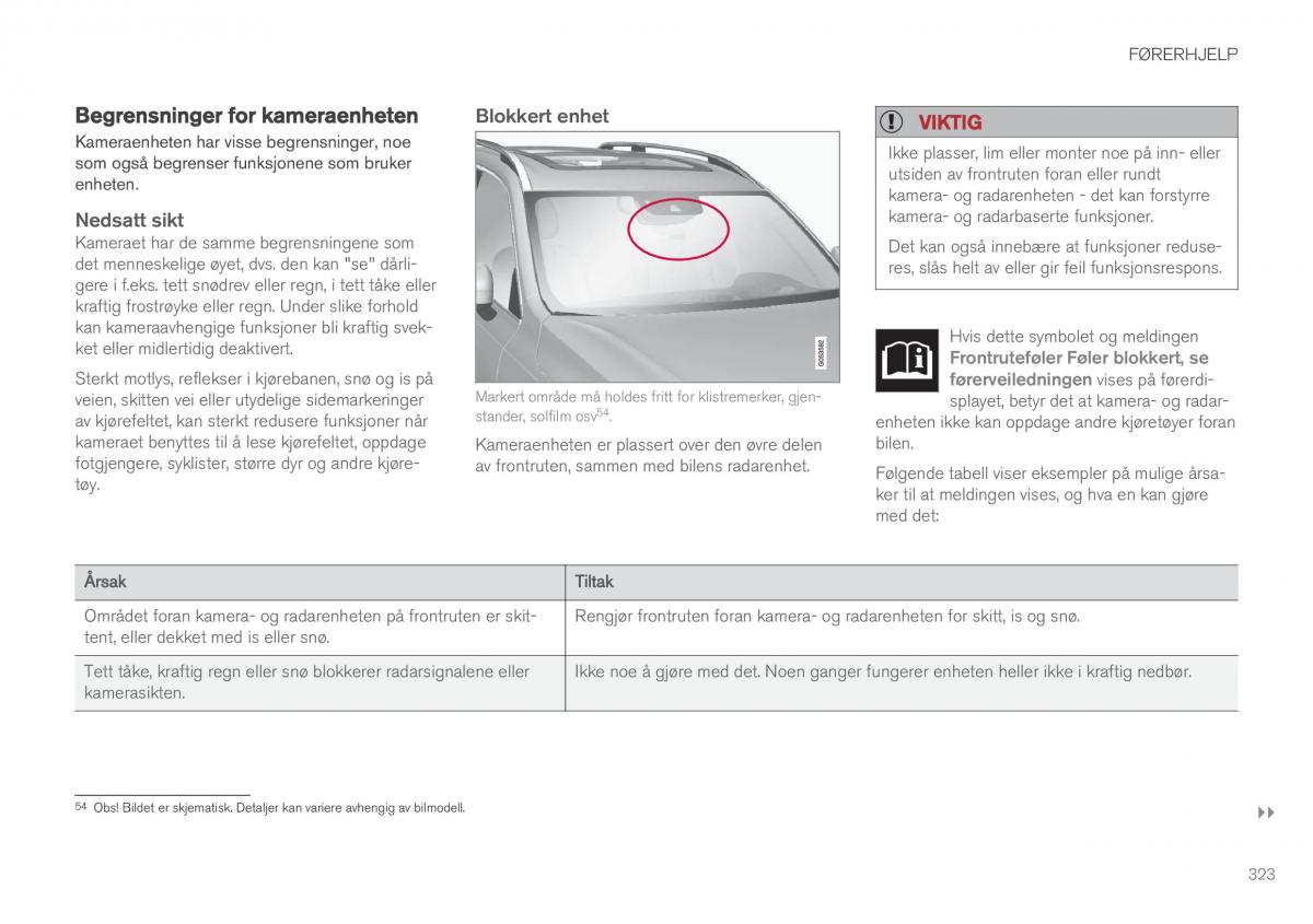 Volvo XC60 II 2 bruksanvisningen / page 325