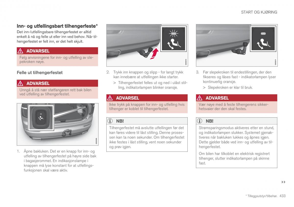 Volvo XC60 II 2 bruksanvisningen / page 435