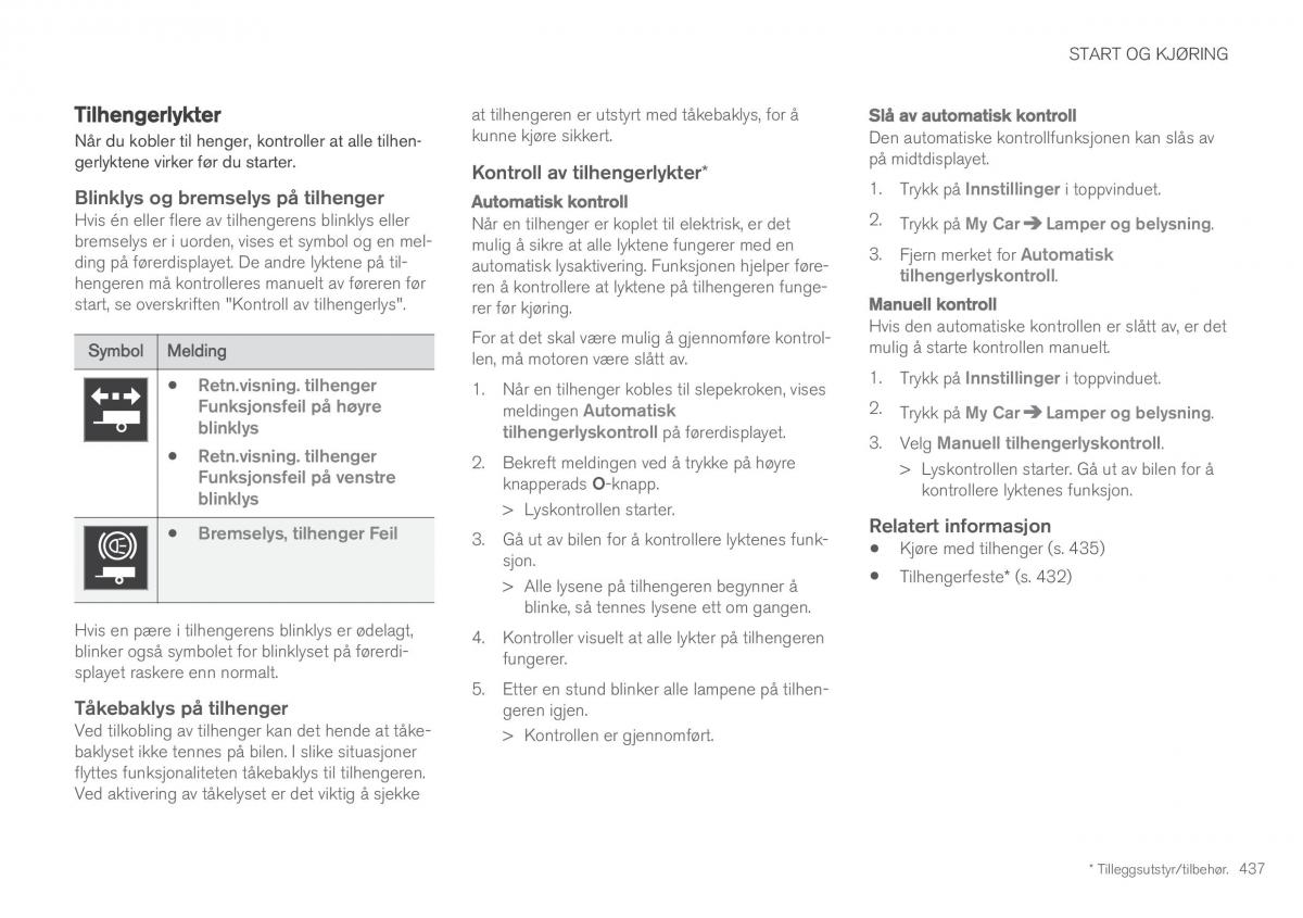 Volvo XC60 II 2 bruksanvisningen / page 439