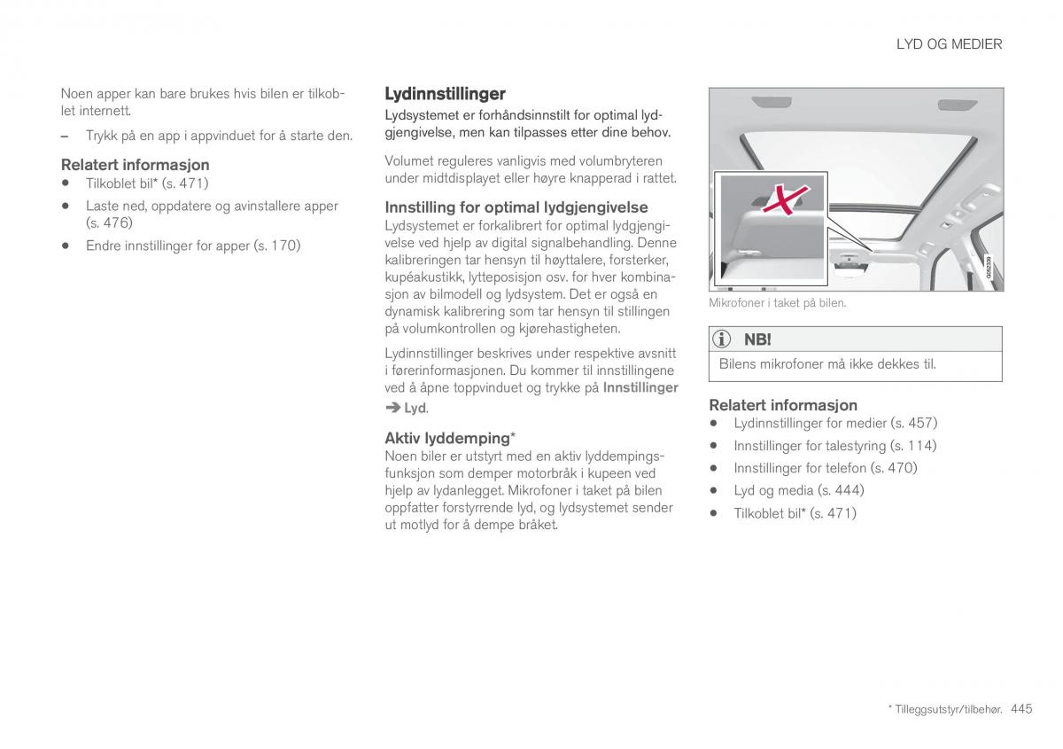 Volvo XC60 II 2 bruksanvisningen / page 447