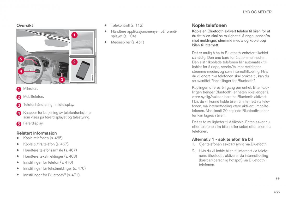 Volvo XC60 II 2 bruksanvisningen / page 467