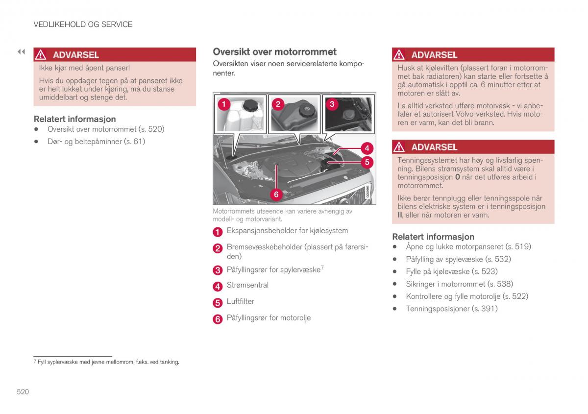 Volvo XC60 II 2 bruksanvisningen / page 522