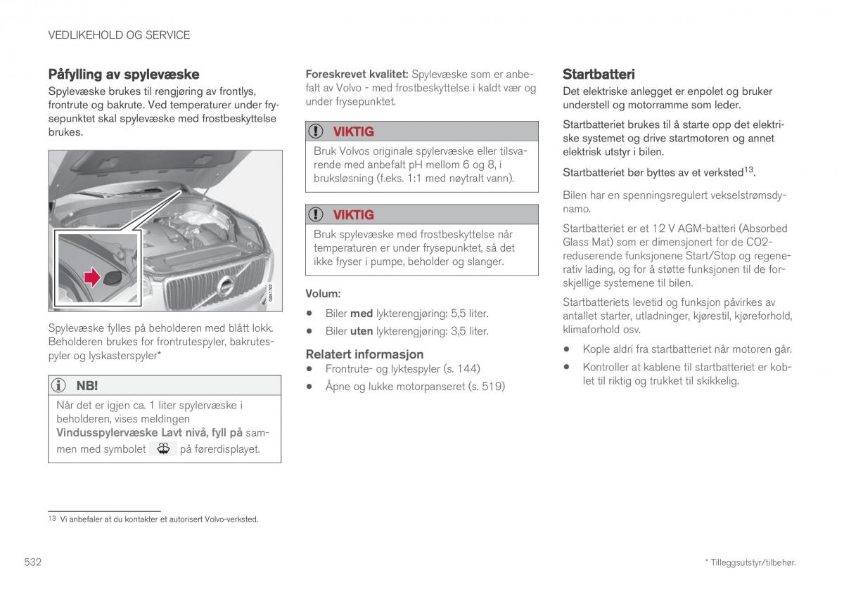 Volvo XC60 II 2 bruksanvisningen / page 534