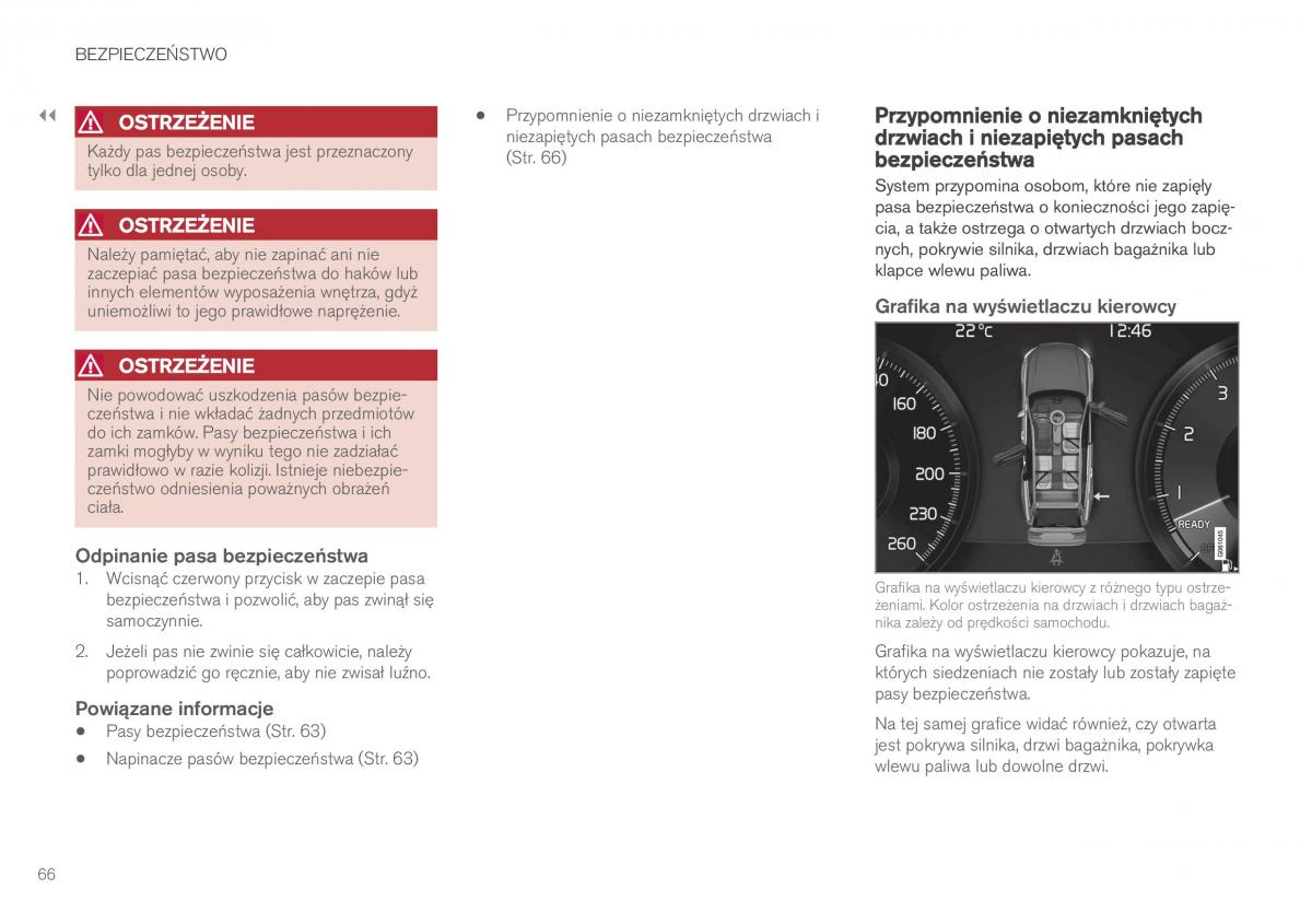 Volvo XC60 II 2 instrukcja obslugi / page 68