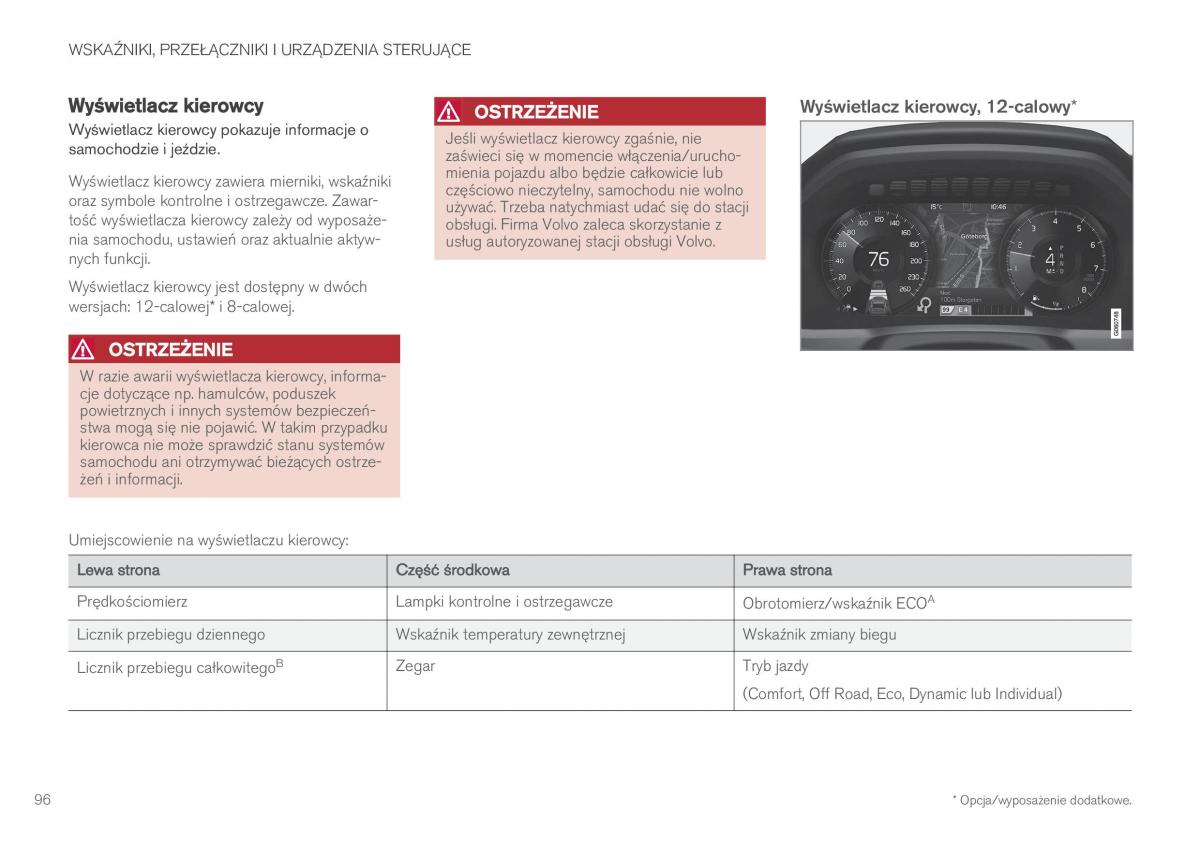 Volvo XC60 II 2 instrukcja obslugi / page 98