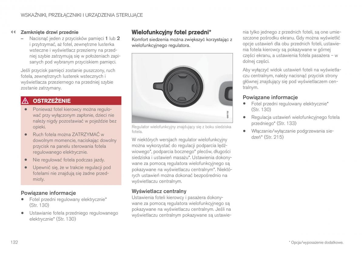 Volvo XC60 II 2 instrukcja obslugi / page 134