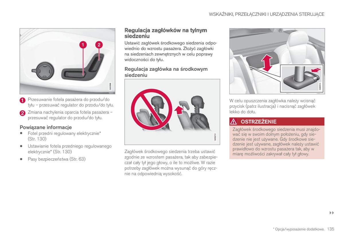 Volvo XC60 II 2 instrukcja obslugi / page 137