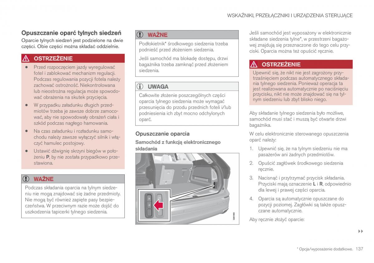 Volvo XC60 II 2 instrukcja obslugi / page 139