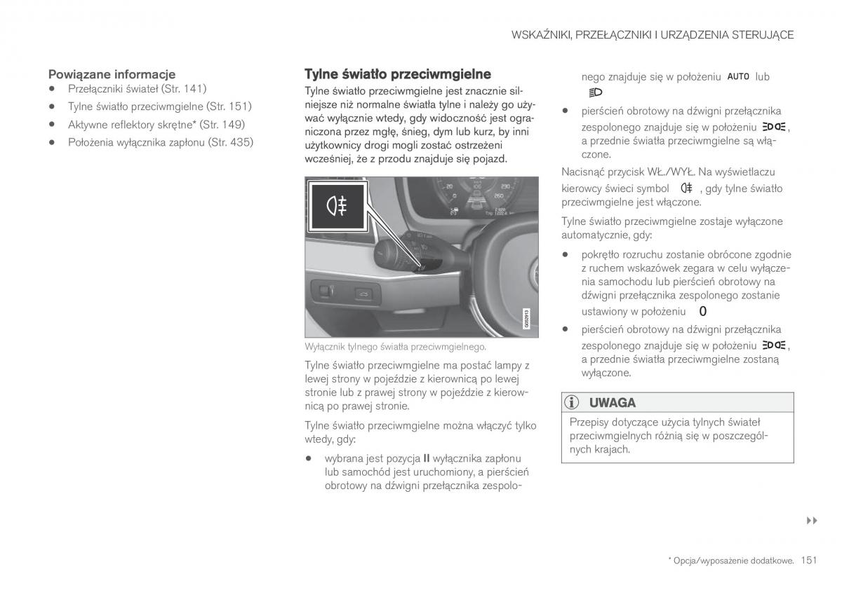 Volvo XC60 II 2 instrukcja obslugi / page 153