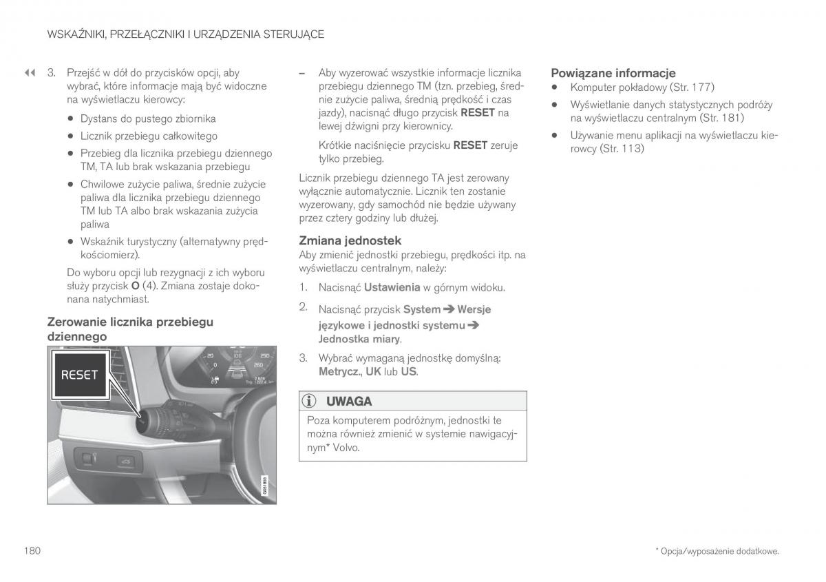 Volvo XC60 II 2 instrukcja obslugi / page 182