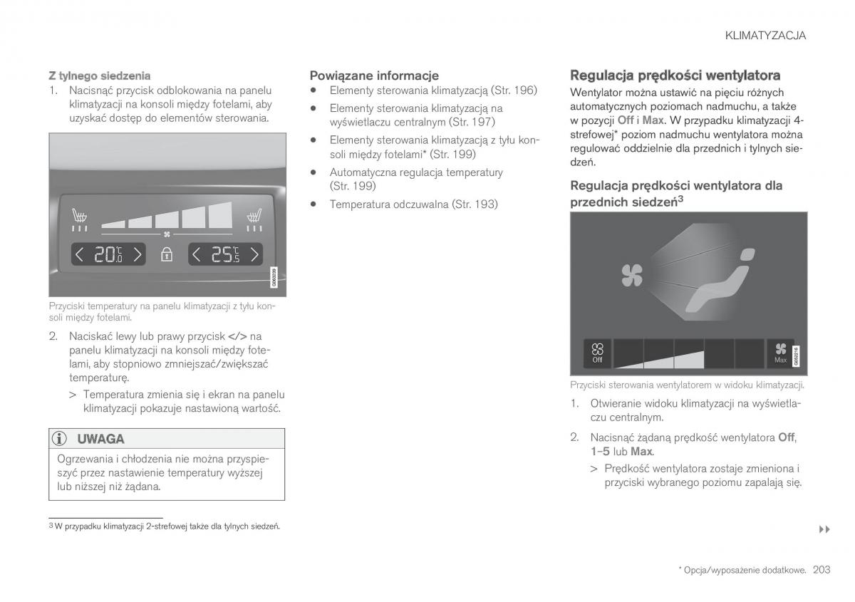 Volvo XC60 II 2 instrukcja obslugi / page 205