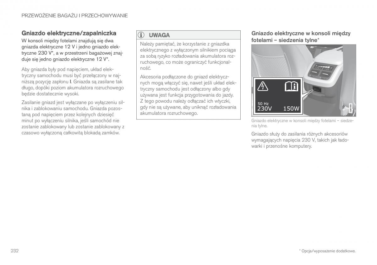 Volvo XC60 II 2 instrukcja obslugi / page 234