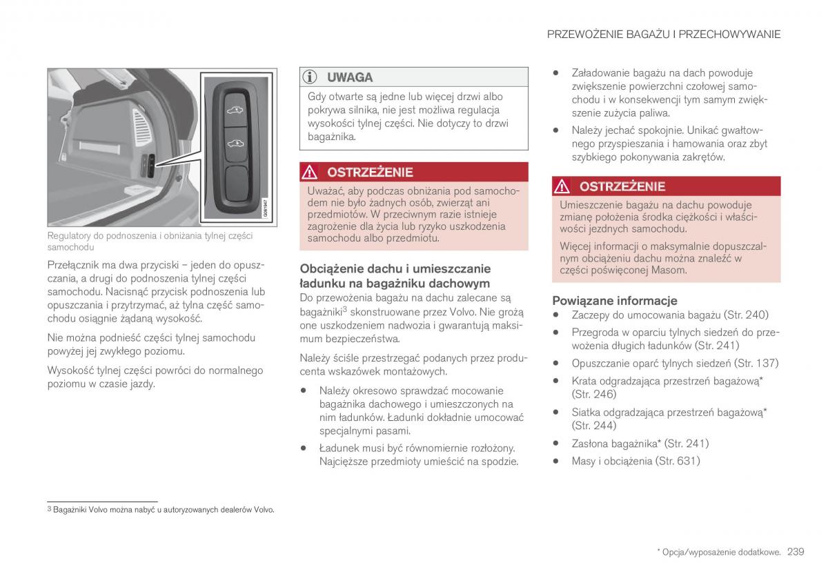 Volvo XC60 II 2 instrukcja obslugi / page 241