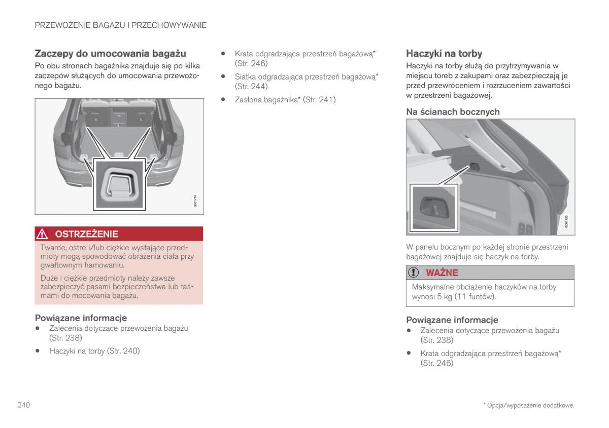 Volvo XC60 II 2 instrukcja obslugi / page 242