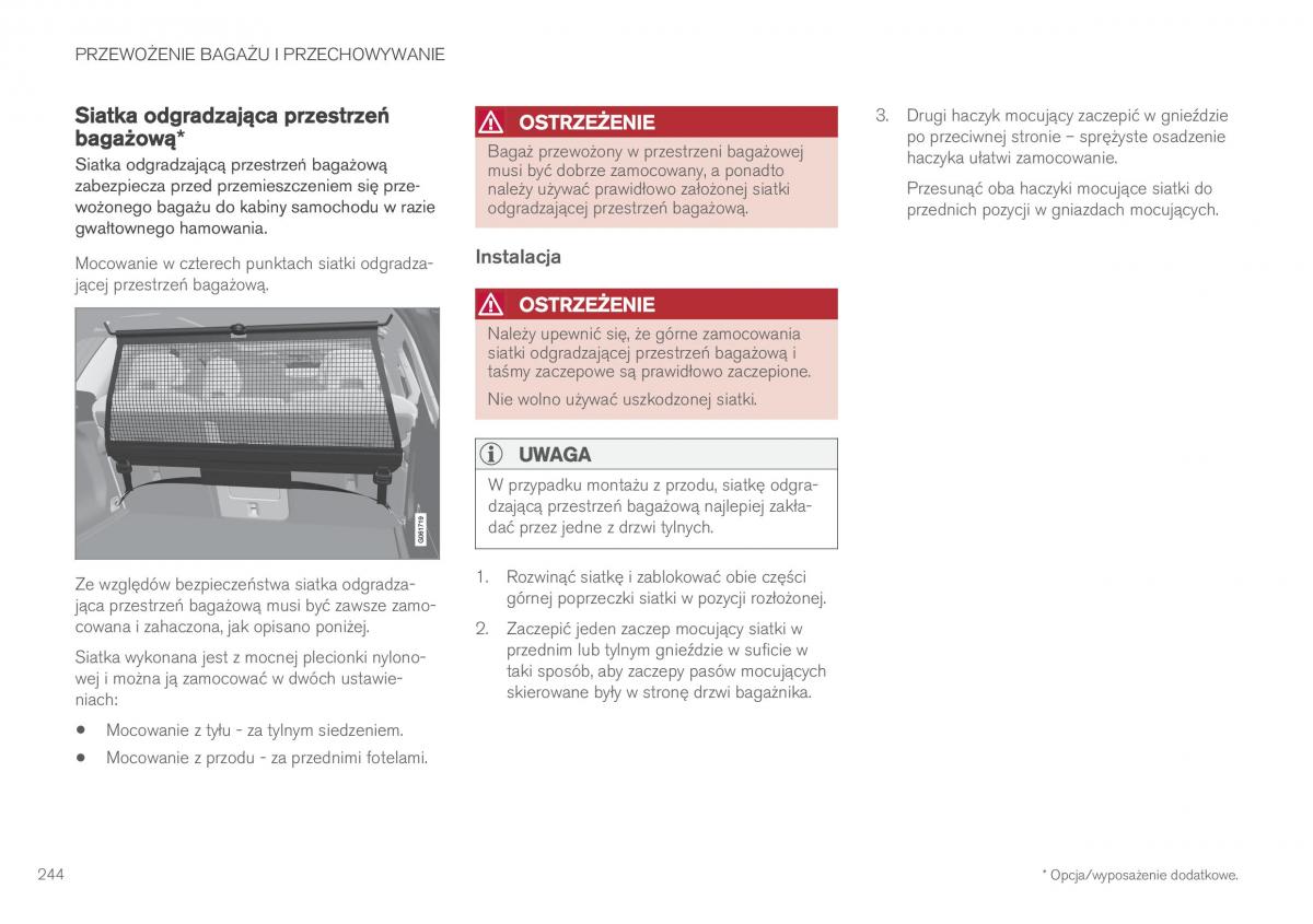 Volvo XC60 II 2 instrukcja obslugi / page 246