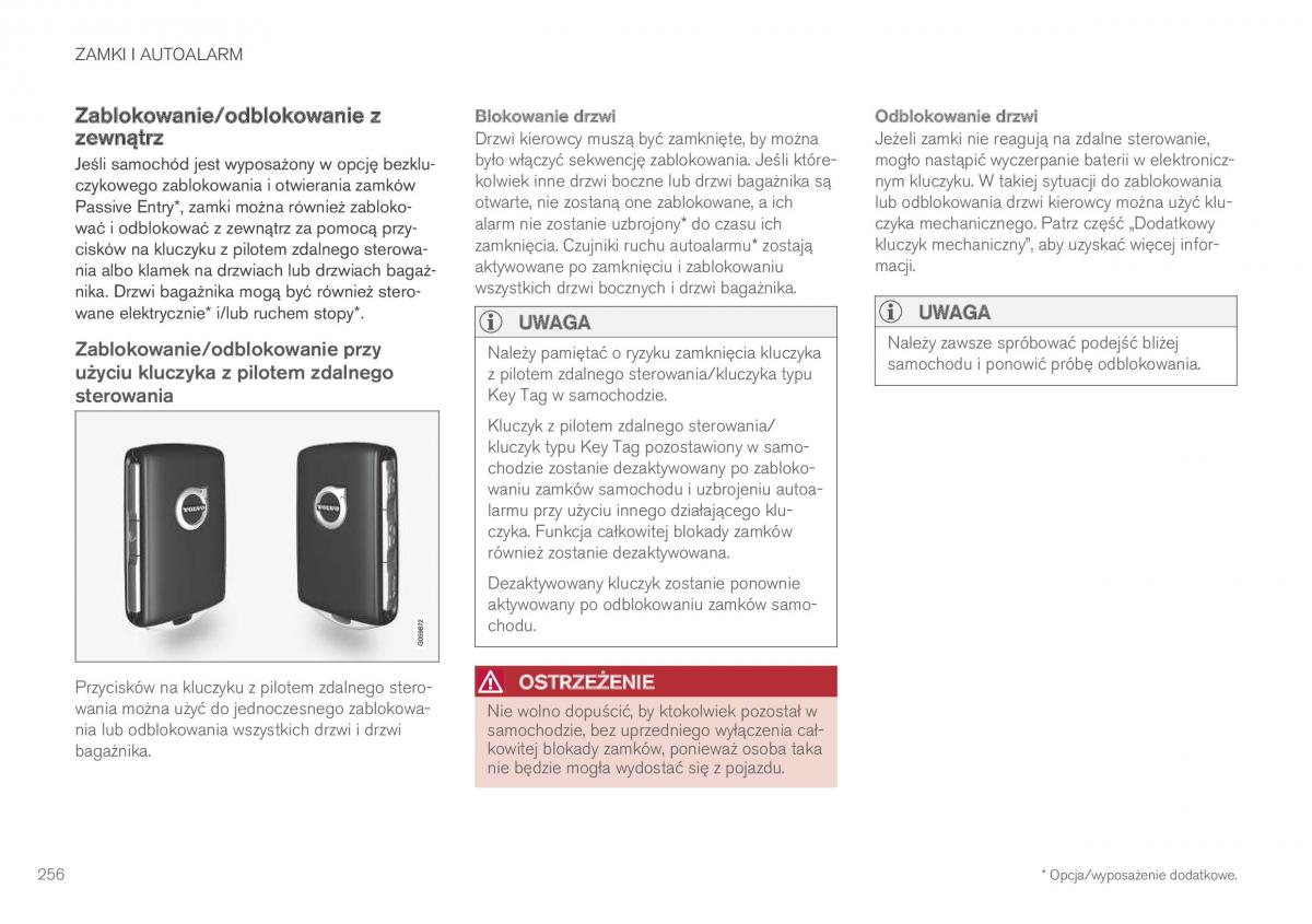 Volvo XC60 II 2 instrukcja obslugi / page 258