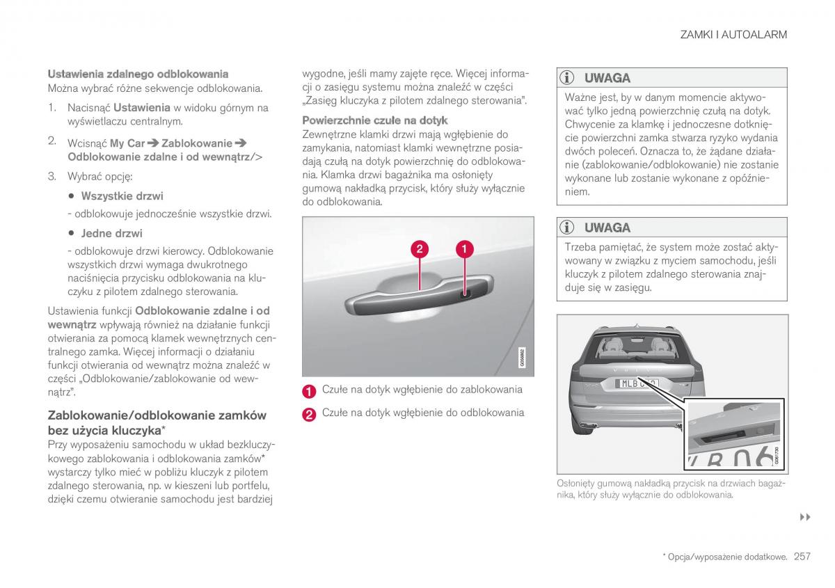 Volvo XC60 II 2 instrukcja obslugi / page 259