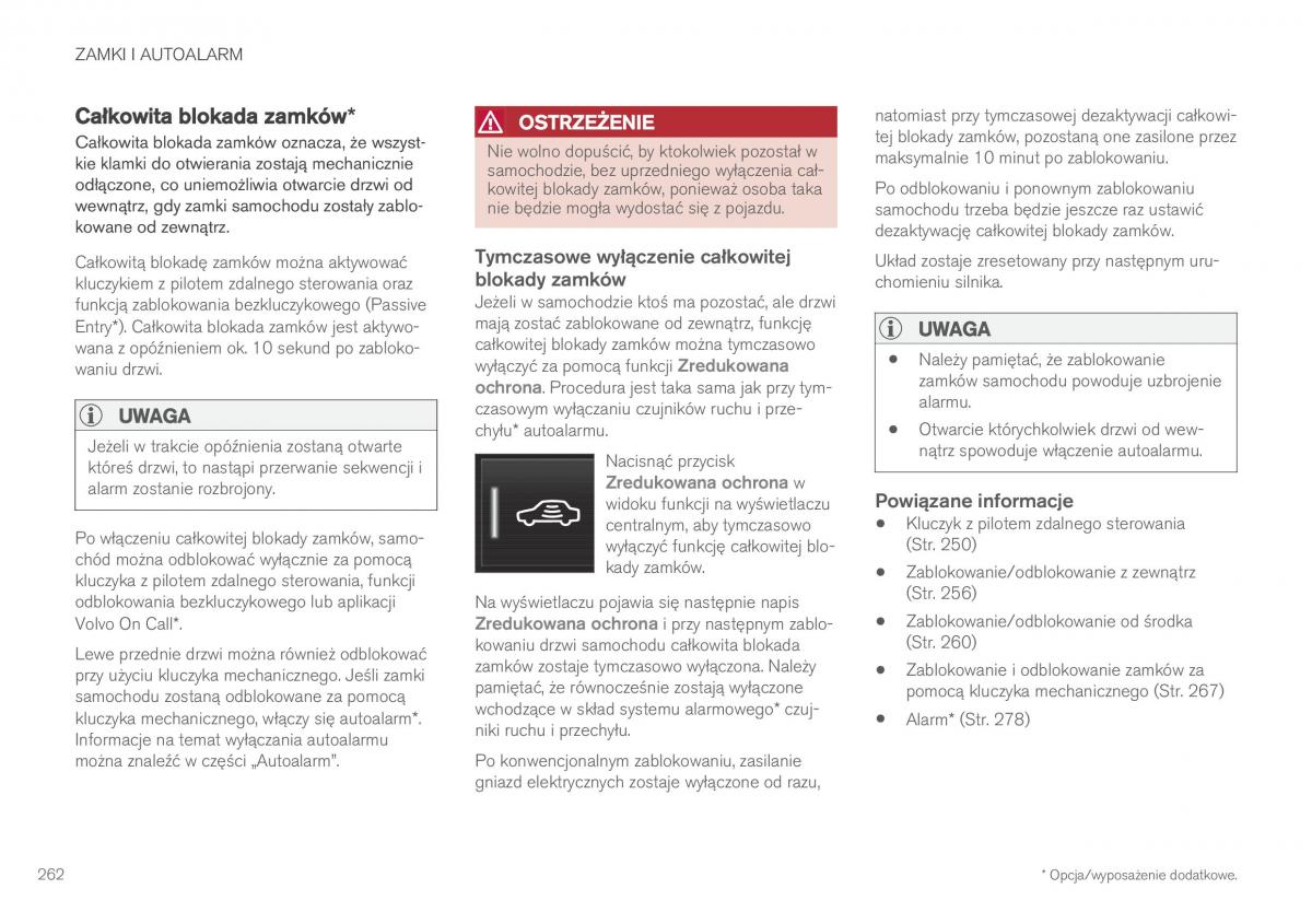 Volvo XC60 II 2 instrukcja obslugi / page 264