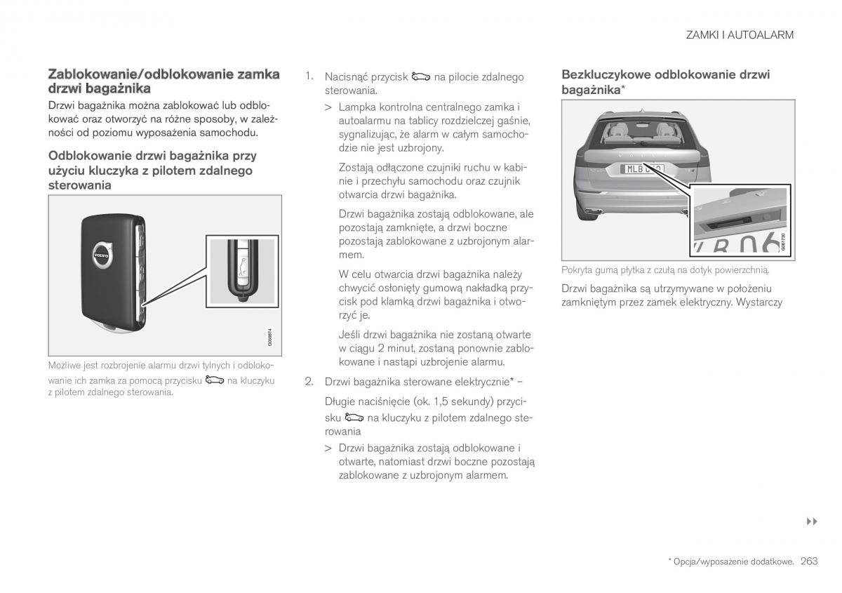 Volvo XC60 II 2 instrukcja obslugi / page 265