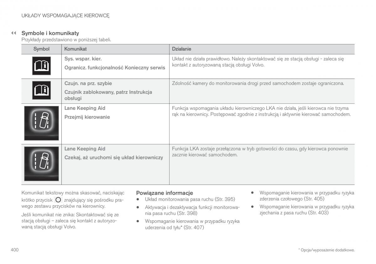 Volvo XC60 II 2 instrukcja obslugi / page 402