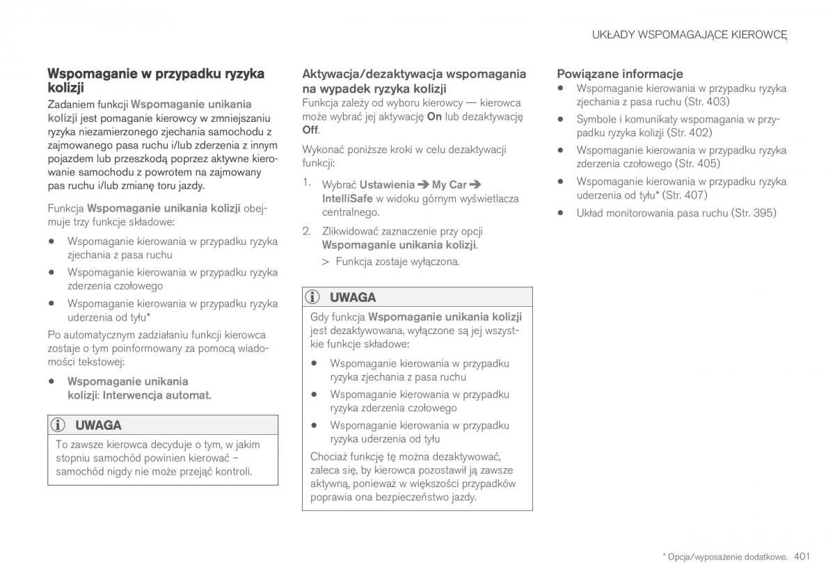 Volvo XC60 II 2 instrukcja obslugi / page 403