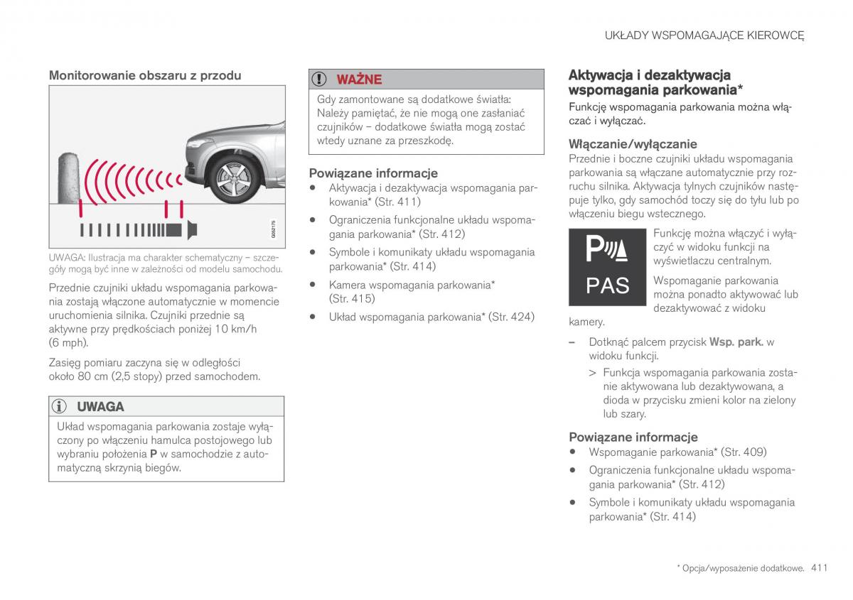 Volvo XC60 II 2 instrukcja obslugi / page 413