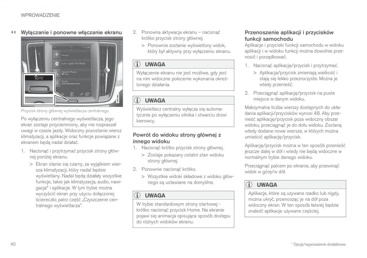 Volvo XC60 II 2 instrukcja obslugi / page 42