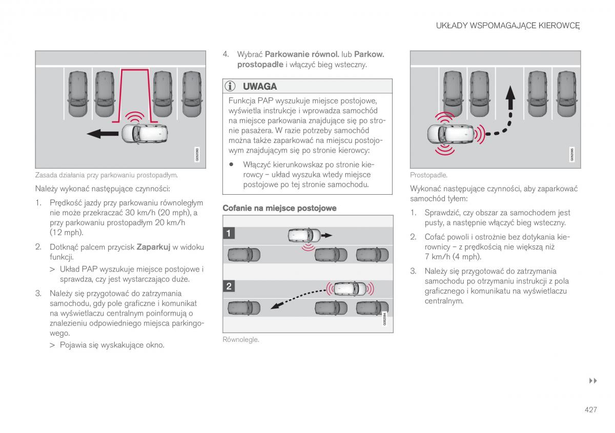 Volvo XC60 II 2 instrukcja obslugi / page 429