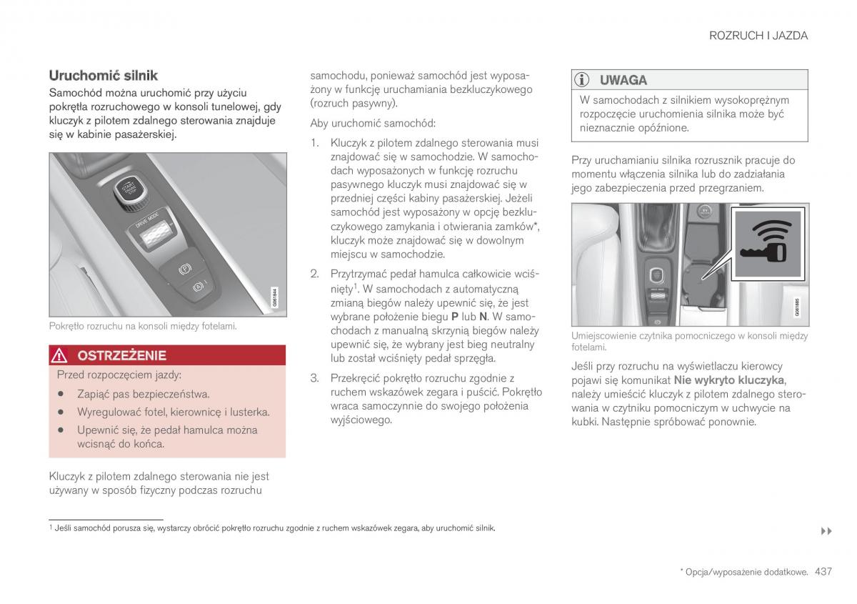 Volvo XC60 II 2 instrukcja obslugi / page 439