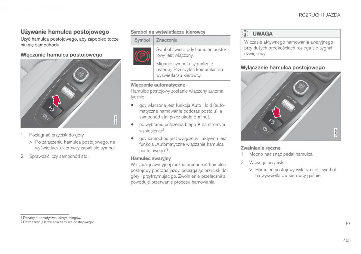 Volvo XC60 II 2 instrukcja obslugi / page 467