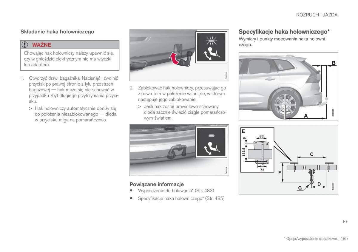 Volvo XC60 II 2 instrukcja obslugi / page 487