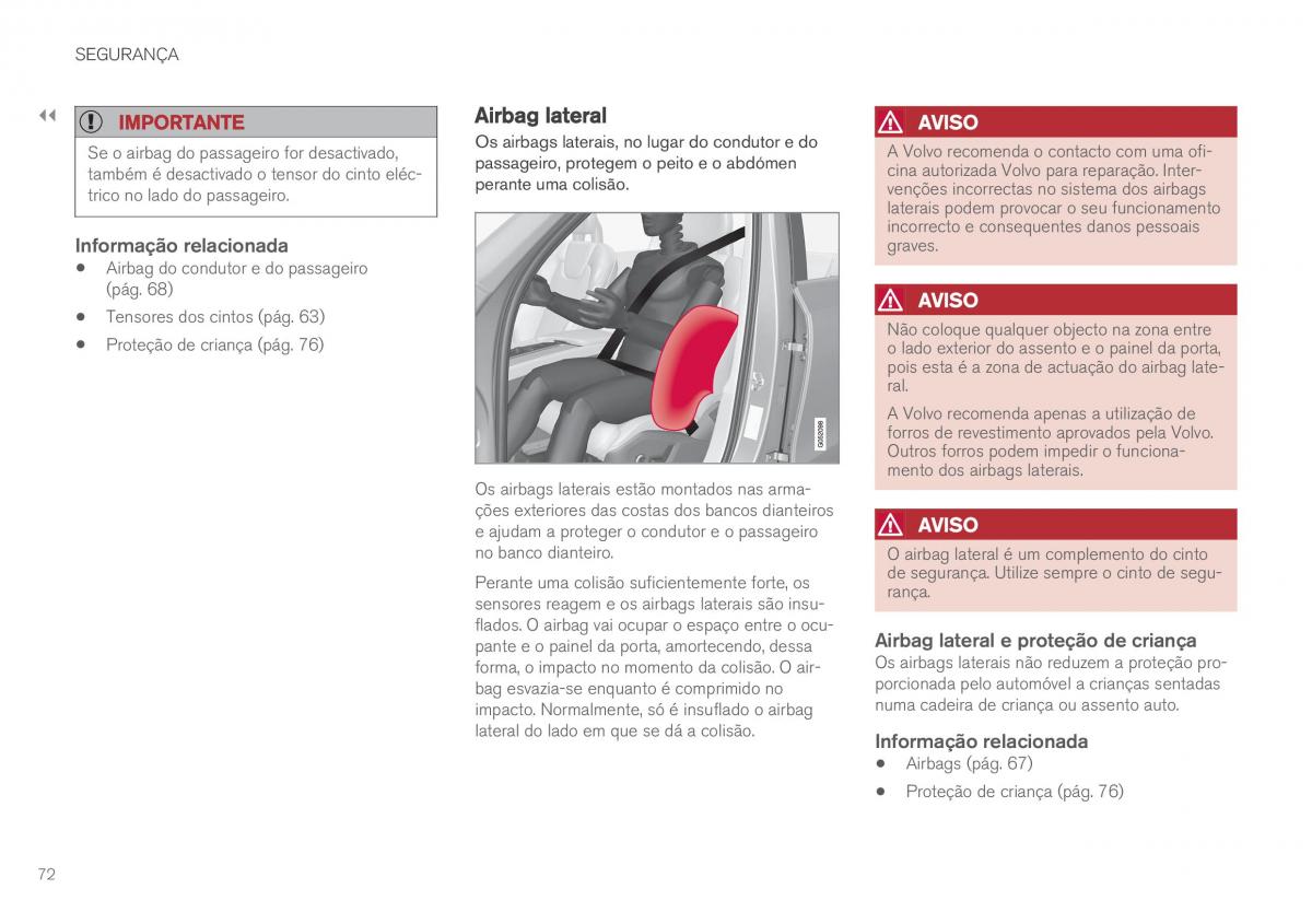 Volvo XC60 II 2 manual del propietario / page 74