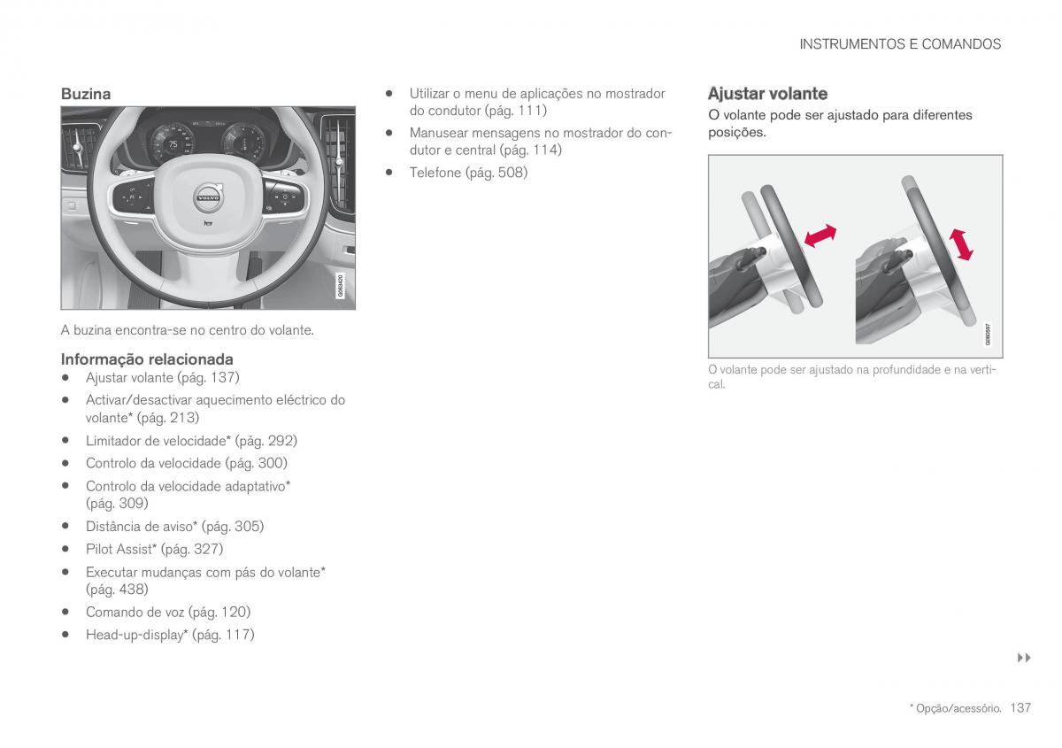 Volvo XC60 II 2 manual del propietario / page 139