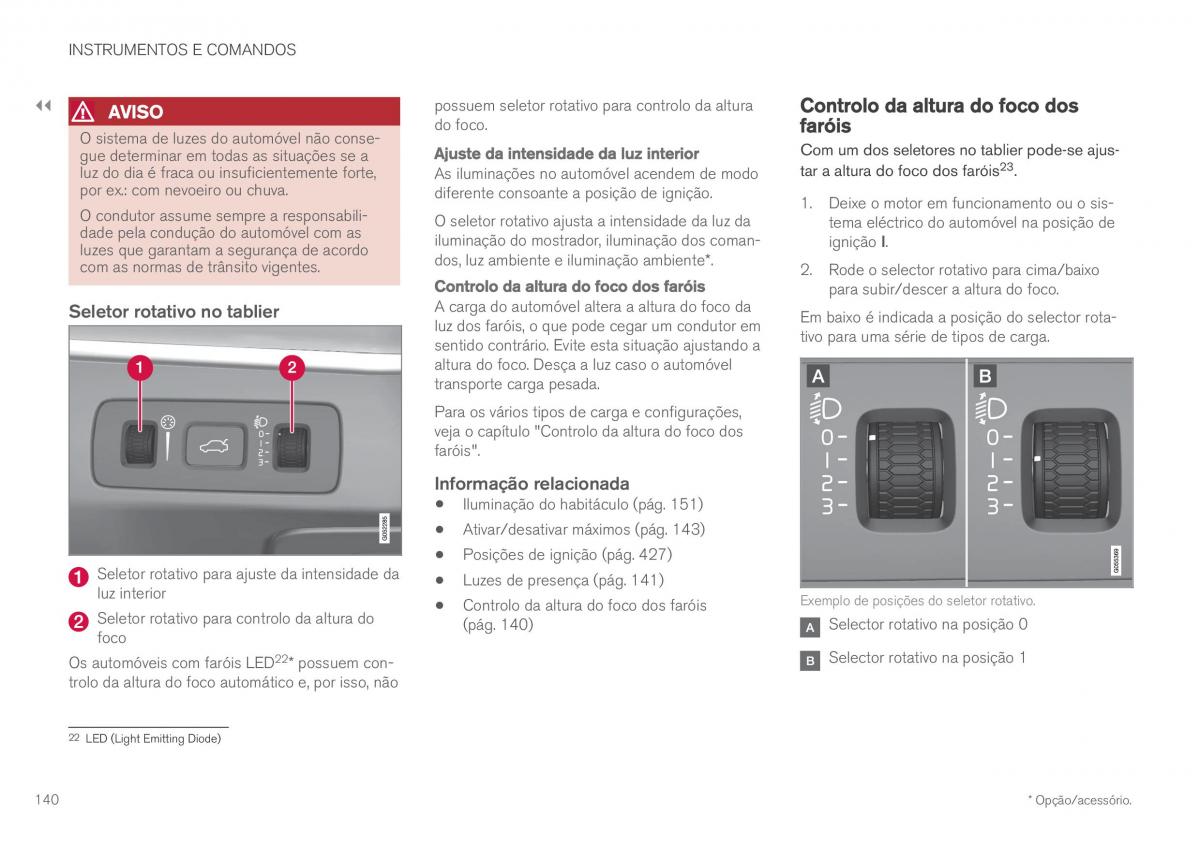 Volvo XC60 II 2 manual del propietario / page 142