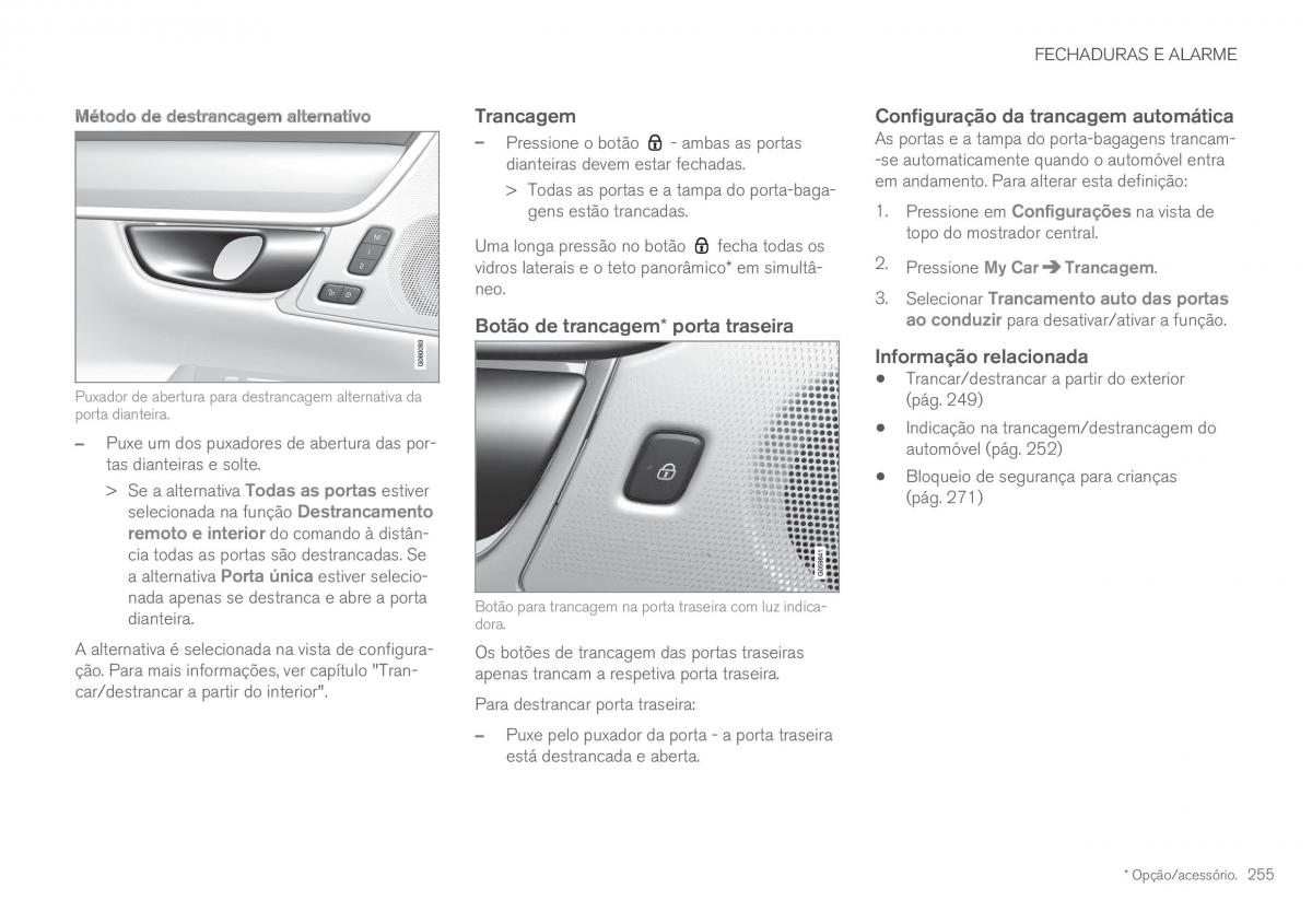 Volvo XC60 II 2 manual del propietario / page 257