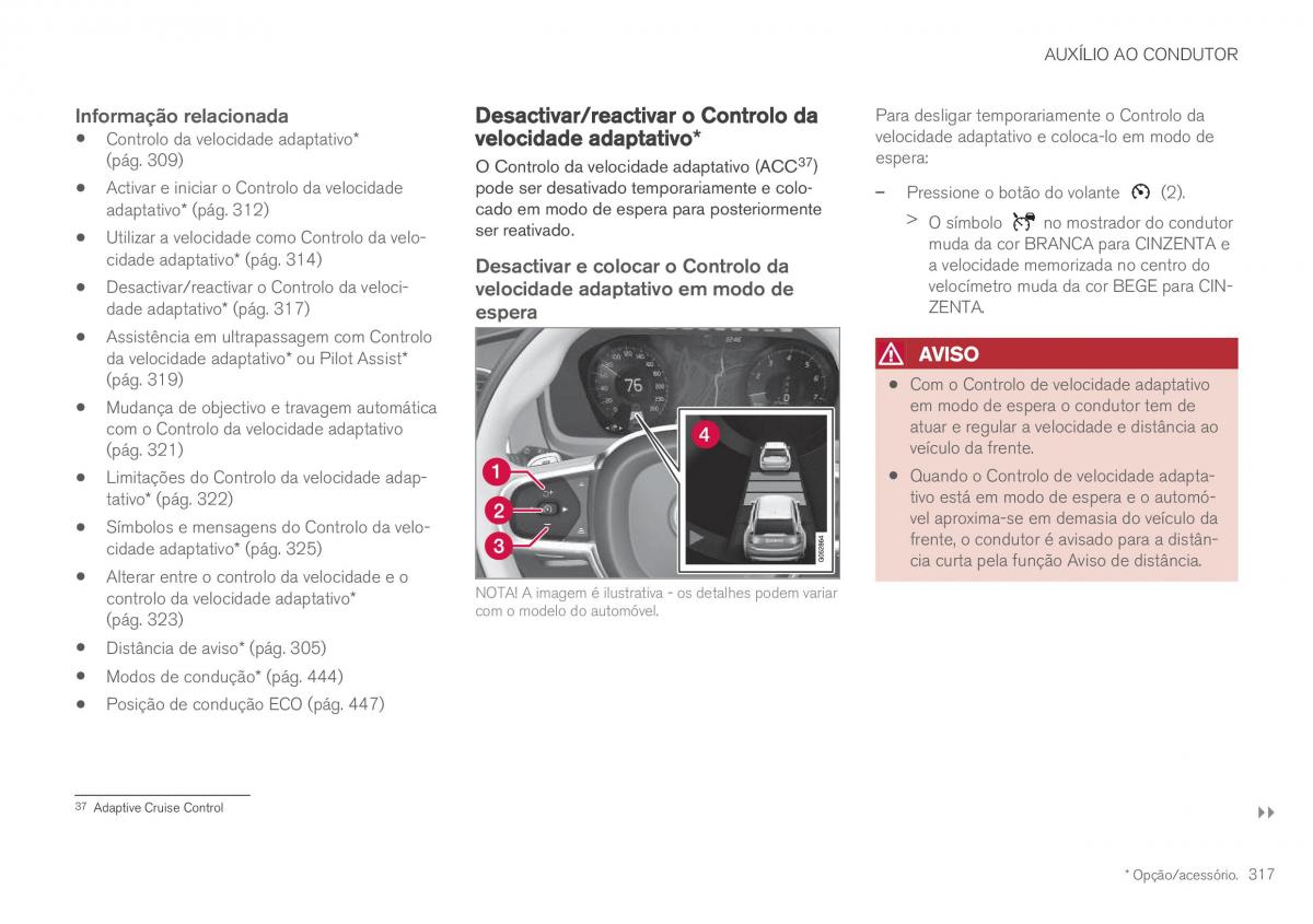 Volvo XC60 II 2 manual del propietario / page 319