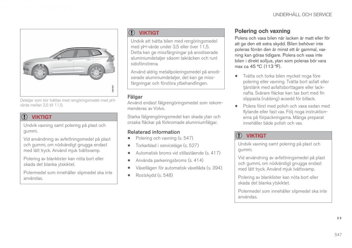 Volvo XC60 II 2 instruktionsbok / page 549