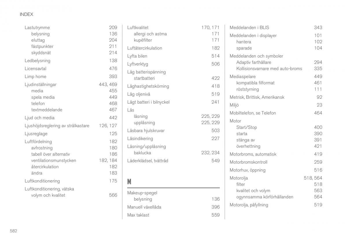 Volvo XC60 II 2 instruktionsbok / page 584