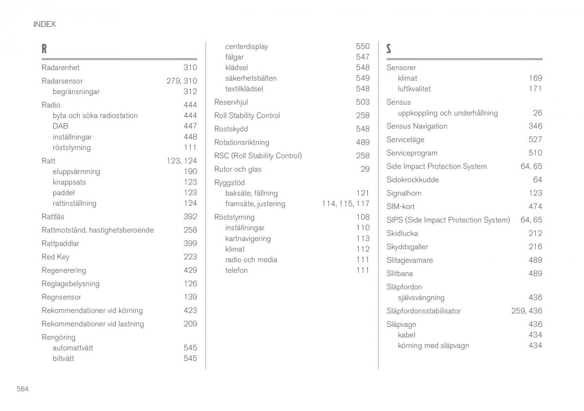 Volvo XC60 II 2 instruktionsbok / page 586