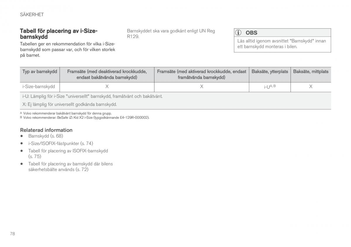 Volvo XC60 II 2 instruktionsbok / page 80