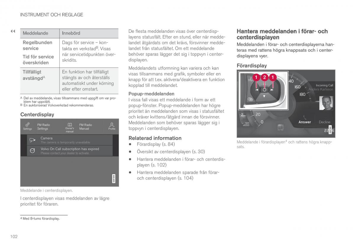 Volvo XC60 II 2 instruktionsbok / page 104