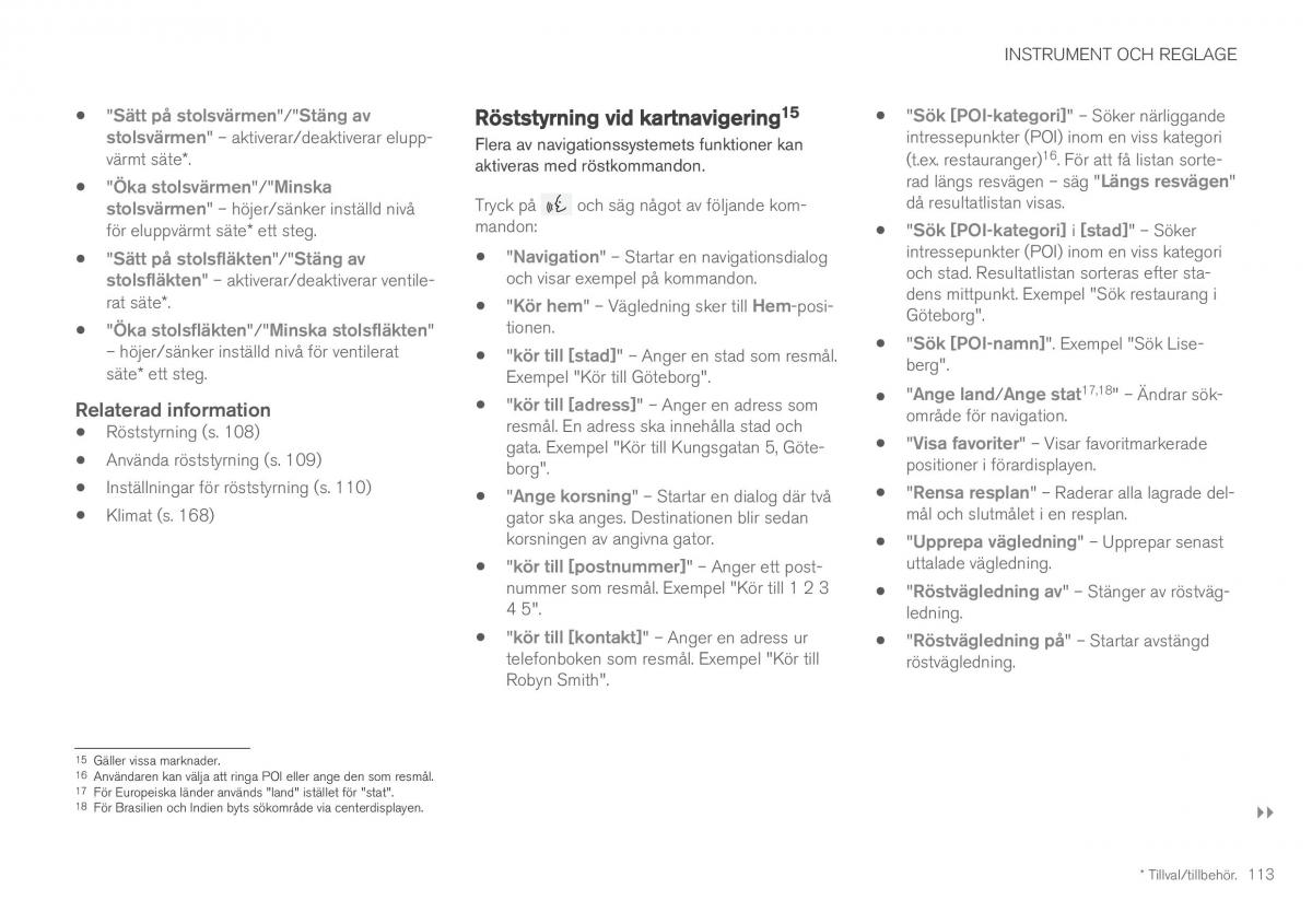 Volvo XC60 II 2 instruktionsbok / page 115