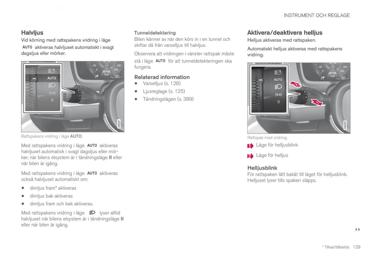 Volvo XC60 II 2 instruktionsbok / page 131