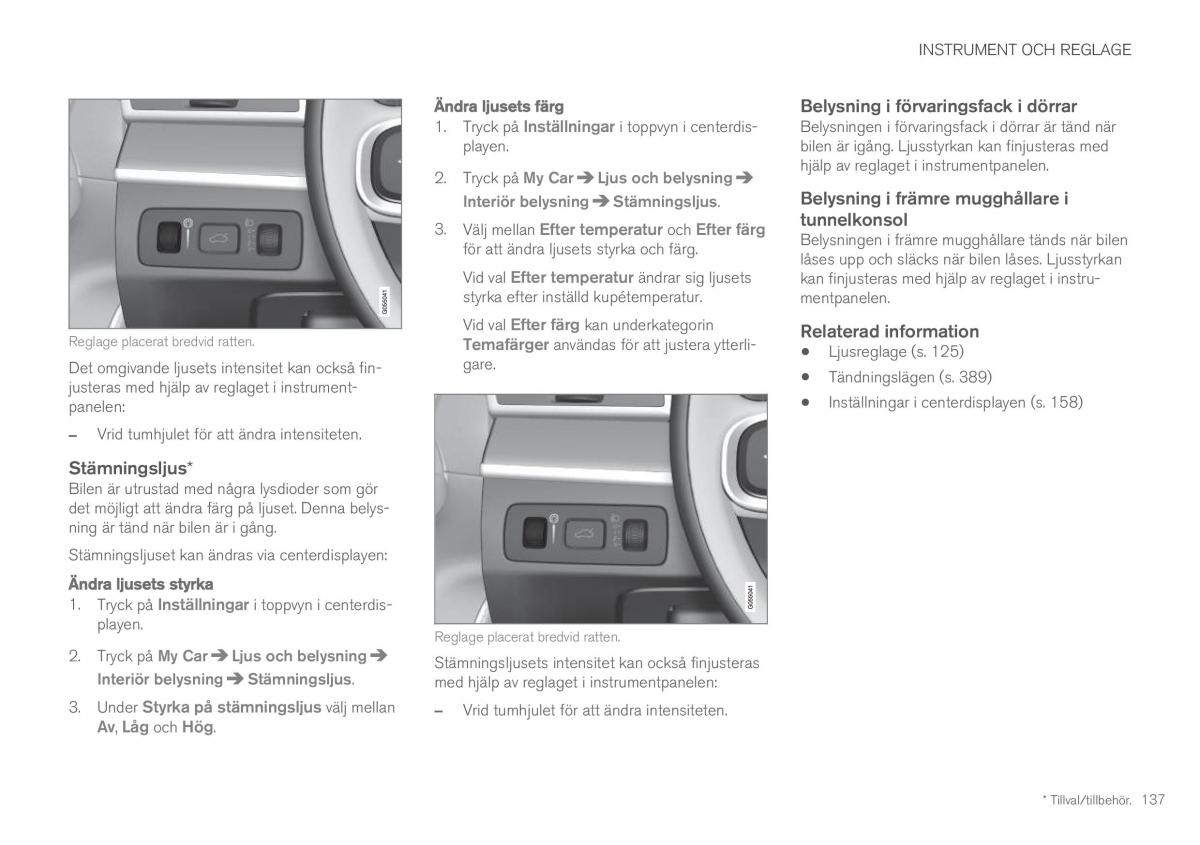 Volvo XC60 II 2 instruktionsbok / page 139