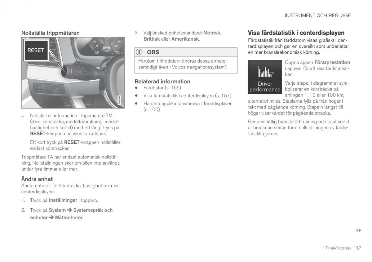 Volvo XC60 II 2 instruktionsbok / page 159